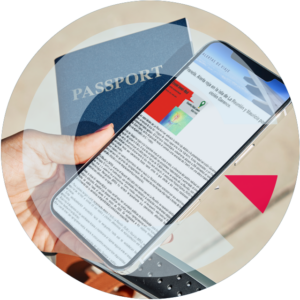 Tripcare emite recomendaciones, notificaciones y alertas vía correo electrónico y SMS.