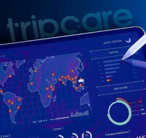 Tripcare: La solución tecnológica global de anticipación y minimización del riesgo en viajes corporativos gestionable desde un dashboard e integrable con los sistemas de la empresa.